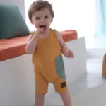 Mosterdkleurige overalls